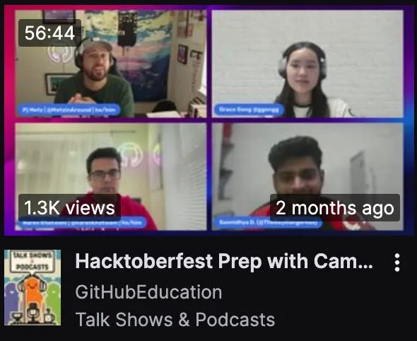 Hacktoberfest (Open Source) Prep with GitHub Campus Experts!